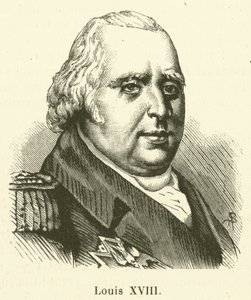 Ludwig XVIII. (Gravur) von French School