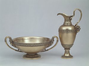 Louis XVI Kanne und Becken von Henri Auguste, Paris 1787