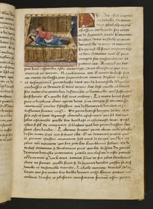 MS Hunter 252 012r Seite aus Cent Nouvelles Nouvelles, ca. 1461-62