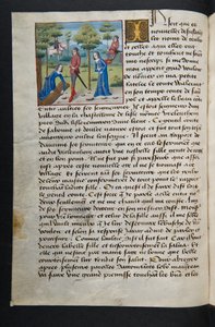 Seite aus Cent Nouvelles Nouvelles, ca. 1461-62 von French School