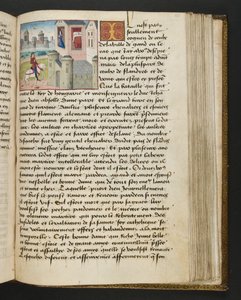 Seite aus Cent Nouvelles Nouvelles, c.1461-62 von French School