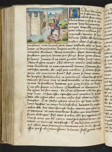 Seite aus Cent Nouvelles Nouvelles, c.1461-62 von French School
