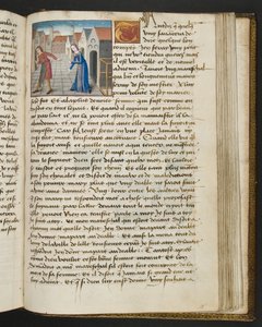 Seite aus Cent Nouvelles Nouvelles, c.1461-62 von French School