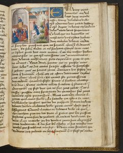 Seite aus Cent Nouvelles Nouvelles, c.1461-62 von French School