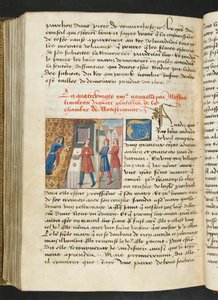 Seite aus Cent Nouvelles Nouvelles, c.1461-62