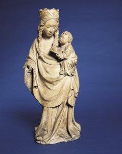Madonna mit Kind, erstes Viertel des 15. Jahrhunderts von French School