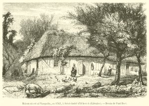 Haus, in dem Vauquelin 1763 in Saint-André d