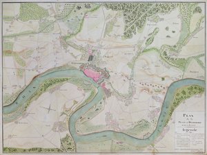 Karte von Düsseldorf und Umgebung von French School