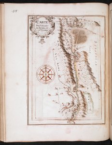 Karte des La Michaille-Tals, aus 
