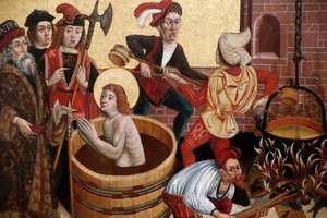 Martyrium des heiligen Johannes von French School