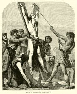 Martyrium des heiligen Andreas von French School