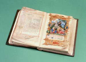 Gebetbuch von Maria Stuart (Tinte auf Pergament?)
