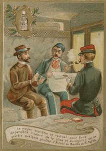 Menthe de Ricqles, Handelskarte von French School