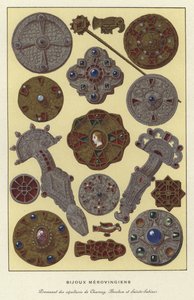 Merowingischer Schmuck von French School