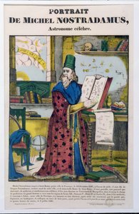 Michel Nostradame (Nostradamus) (1502-66), ca. 1840 von French School
