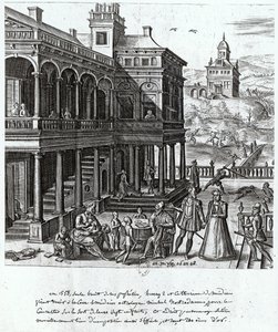 Michel de Nostradame (1503-66) wird zur Zukunft der sieben Kinder von Catherine de Medici (1519-89) und Henri II (1519-59) befragt, 1548 von French School