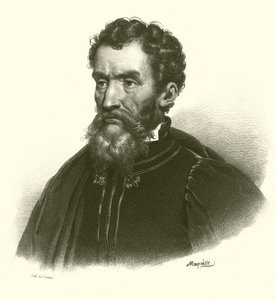 Michelangelo (Porträt) von French School
