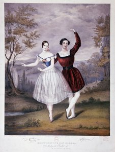 Miss Guerra und M. Guerra in „Der See der Feen“, Ballett an der Oper von French School