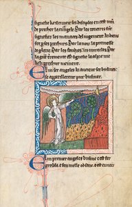 Ms65 f27v, Kommentar zur Apokalypse des Heiligen Johannes, spätes 13. Jahrhundert