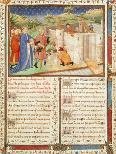 Ms 1015 fol.1 Illustration aus Gouvernement des Rois et des Princes