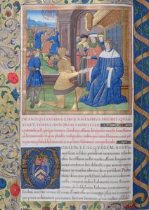 Ms. 1581 f. 897v Illustration aus Buch XX (Von Fadus dem Prokurator bis Florus), Kapitel 1 der Antiquitates Judaicae von Flavius Josephus