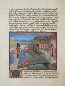 Eine Wassermühle, aus l
