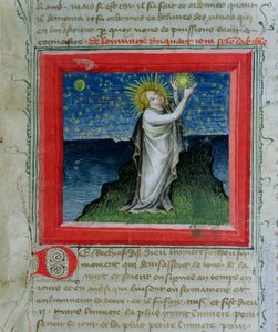 Ms 313 Gott erschafft die Sterne, aus der Bible des Grands Augustins, 1494 von French School