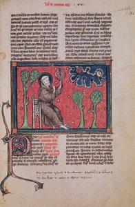 Ms 320 Fol.192 Der Himmel, aus De Natura rerum von Thomas von Cantimpré (1201-72)