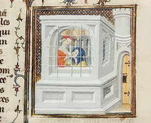 Römische Nächstenliebe: Cimon und Pero, aus De Claris Mulieribus, von Giovanni Boccaccio (1313-75)