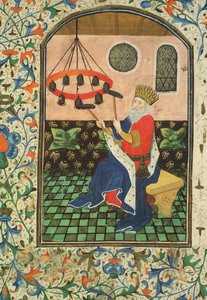 Ms Gen 288 f.183v König und Musik, um 1460 von French School