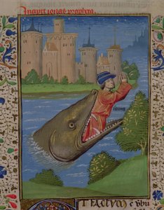 Jona und der Wal, aus der Bibel von Jean XXII von French School