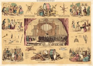 Musikinstrumente von French School