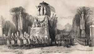 Napoleons Rückkehr von St. Helena, 1821
