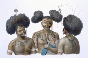 Einheimische von Neuguinea, 1826