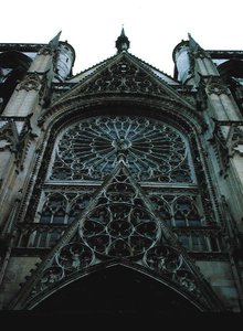 Nördliches Rosettenfenster, ca. 1280