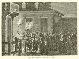 Nacht vom 12. auf den 13. Juli 1789, Paris bewacht vom Volk