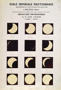 Beobachtung einer Sonnenfinsternis in Batna, Algerien, 18. Juli 1860