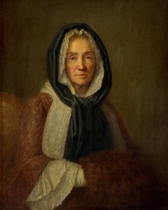 Alte Frau mit Muff, zweite Hälfte des 18. Jahrhunderts von French School