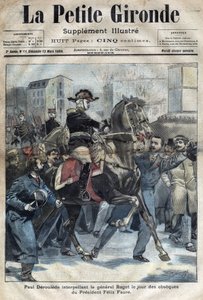 Am Tag der Beerdigung von Felix Faure versuchte Paul Deroulede, General Roget gegen die Regierung zu mobilisieren, am 23. Februar. von French School