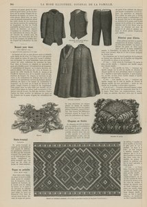Seite aus La Mode Illustrée