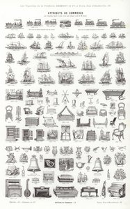 Seite aus Vignettes Typographiques von French School