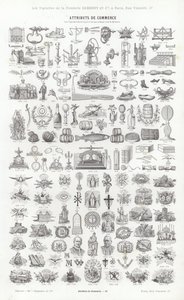 Seite aus Vignettes Typographiques von French School