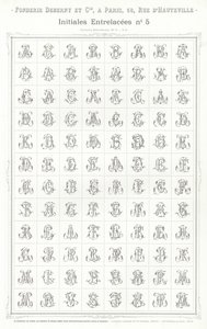 Seite aus Vignettes Typographiques