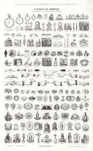 Seite aus Vignettes Typographiques von French School