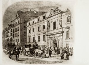 Pariser Konservatorium in den 1830er Jahren (Gravur)