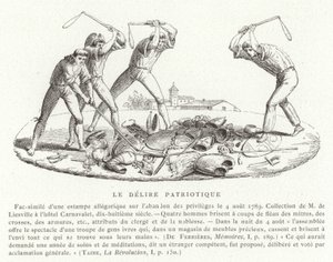 Patriotischer Wahnsinn, Französische Revolution, August 1789