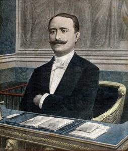 Paul Deschanel (1855-1922), neuer Präsident der Abgeordnetenkammer - Titelseite der Zeitung „Le Petit Journal“, 26. Juni