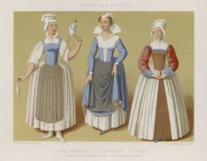 Bauer und die Kammerzofen von Saumur von French School