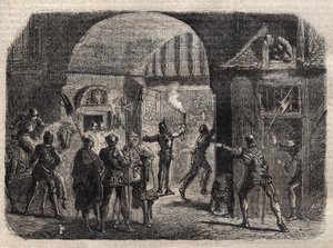 Perrinet Leclerc öffnet in der Nacht das Tor von Buci in Paris für die Burgunder, 29. Mai