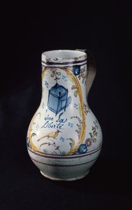 Krug mit der Inschrift Vive la Liberte, 1789 von French School